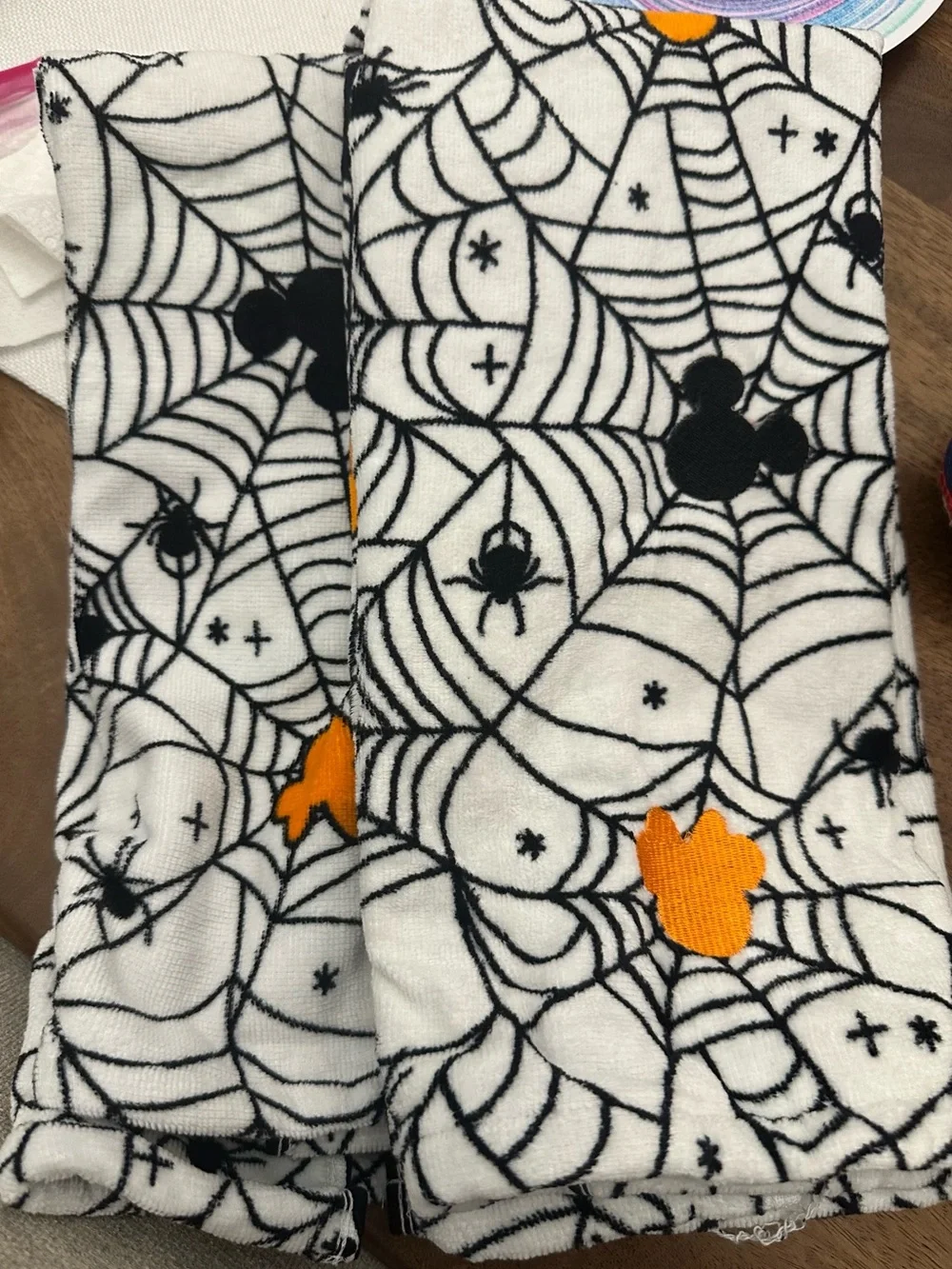 Disney Halloween Mickey & Minnie bathroom shower curtain and accessories